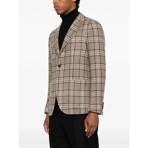 Tagliatore Brown Jackets - Blazers Men